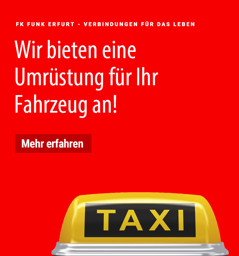 Mobiler Header Taxi Umrüstung Geschäftskunden